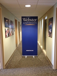 Webster Vertical University Banner 